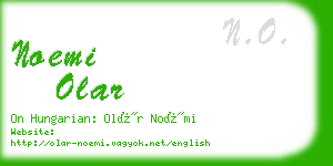 noemi olar business card